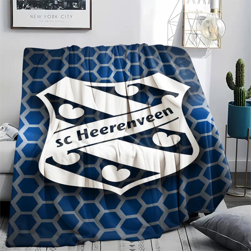 1pc SC Heerenveen Print Flannel Blanket, High quality Comfortable for All Seasons, Home Decor, Warmth and Comfort, Perfect for Christmas Gifts83