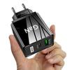 GaN 65W Gallium Nitride Fast Charger with PD - EU/US/UK Adapter