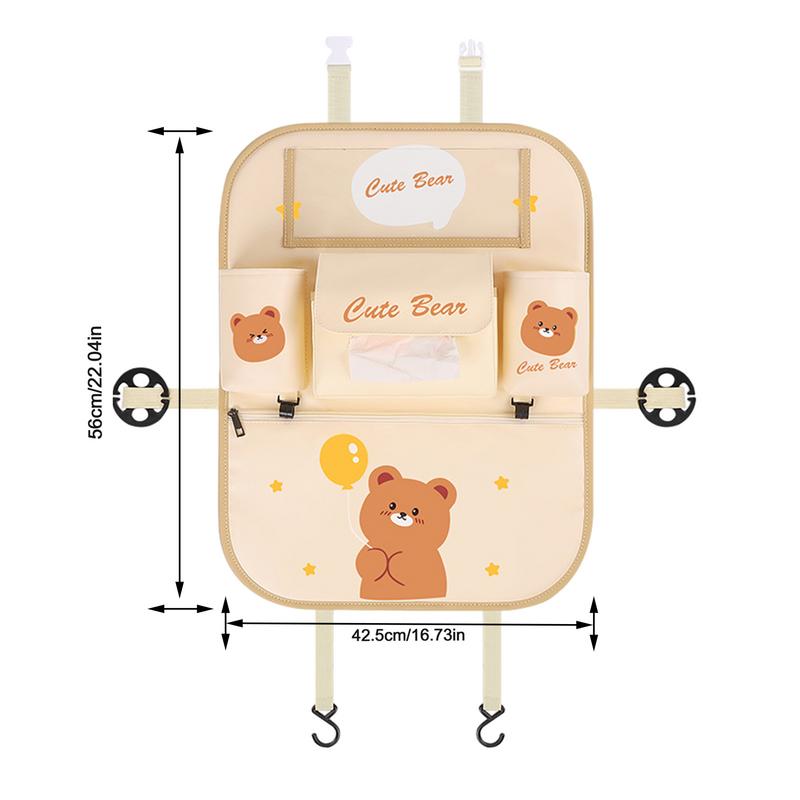 Car Storage Pocket Document Toy Storage Hang Bags Vehicle Seat Storage Hanging Bag Car Decorations Accessories