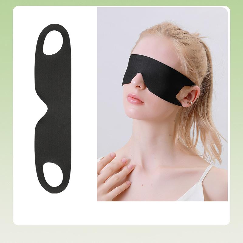 New Ear Hanging One Piece Sleep Shading Three-dimensional Sleep Eye Mask Breathable Men's And Women's Summer Aviation Eye Masks