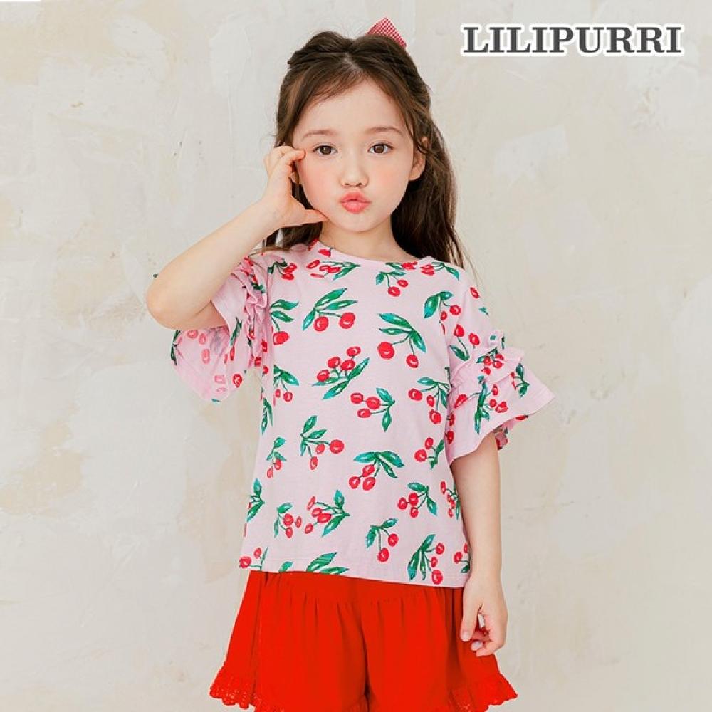

Футболка с коротким рукавом Lilipuri Coco Farm розового цвета Pink/150
