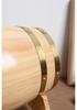 Solid Wood Beer Barrel: Home & Bar Decoration with Logo Print