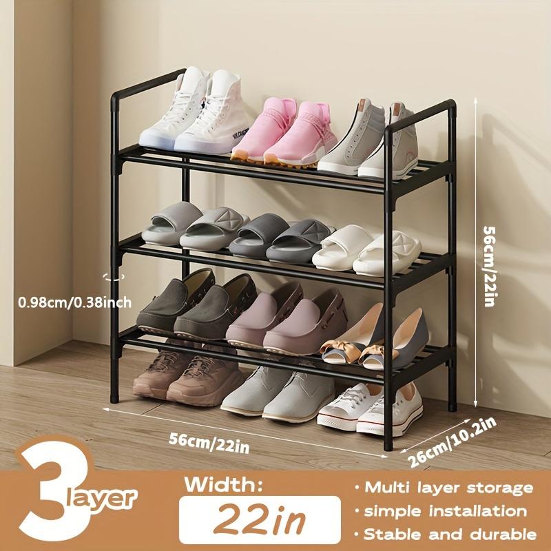 1 Multi-layer Stackable Shoe Rack - Large Capacity Storage, Easy To Install and Remove, Space Saving Design, Durable, Sturdy, Multifunctional