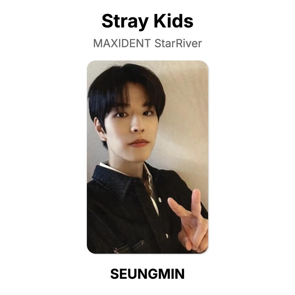 Stray Kids MAXIDENT StarRiver Official Photocard