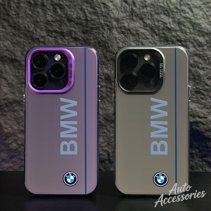 Multi-color Optional Phone Case Trendy Shell For IPhone 15 14 13 12 11 Pro Max For BMW Shockproof Phone Protective Cover Sticker HO1