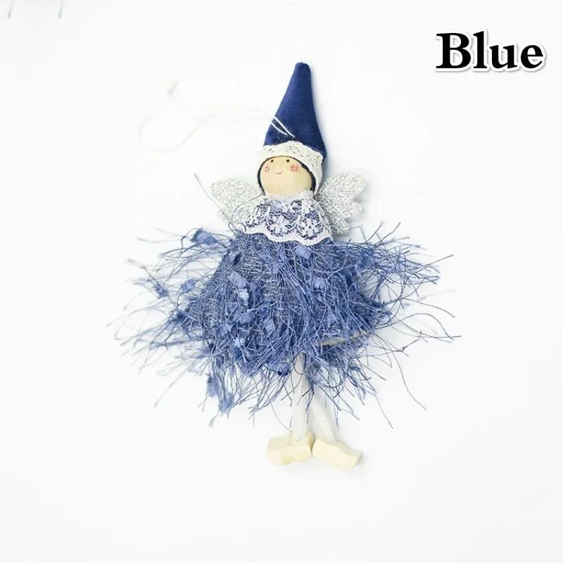 Weihnachtsdekoration Anhänger Kreative Süße Kleine Engel Puppe Spitze Anhänger Dekoration Fenster Weihnachtsbaum Zimmer Haushaltsgegenstände
