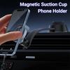 Hands-Free Car Screen Phone Holder Suction Cup Smartphone Bracket  Automotive Accessory