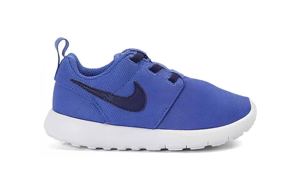 Nike Roshe One Comfortable Round Toe Slip Resistant Cushioning Low Top Toddler Shoes Blue White Infant And Toddler 749430-420
