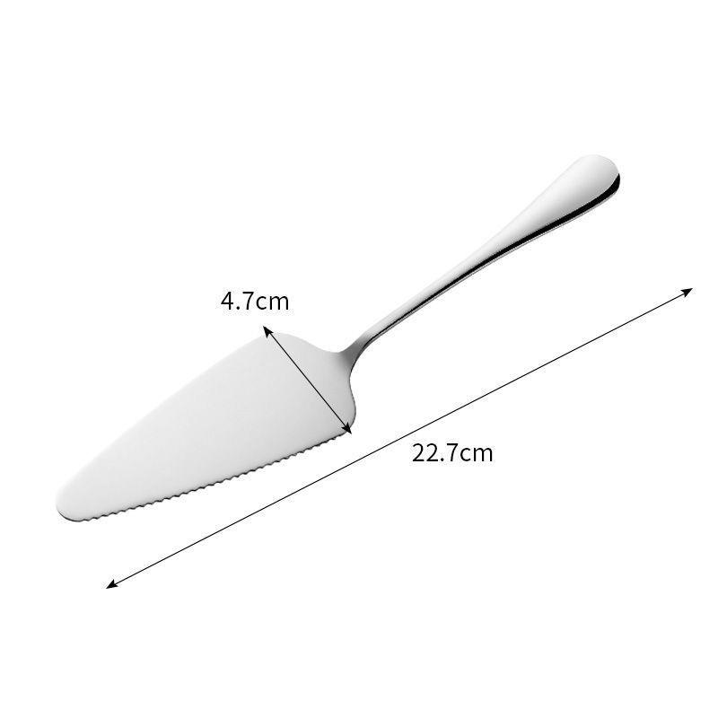 Stainless Steel Cake Knife & Dessert Cutter - Baking Scraper & Pizza Peel Tool