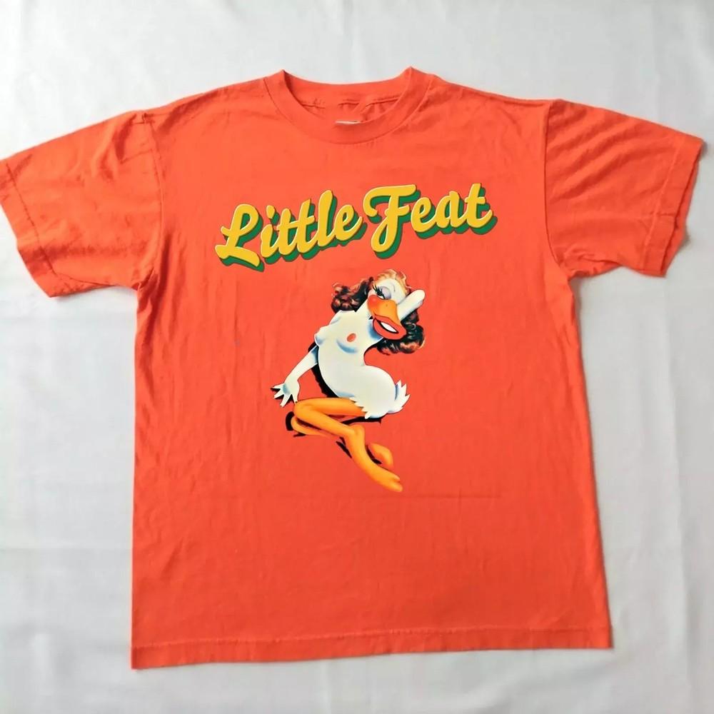

Rare Little Feat Band Duck Cotton Orange T Shirt Size S-5XL Unisex T-Shirt XXXL