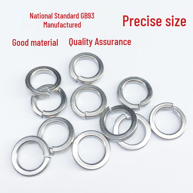 Stainless Steel Spring Washer M3-M16 Elastic Metal Washer Set
