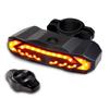 Smart Induction Wireless Bicycle Tail Light with Dual Remote Control, Waterproof, Rechargeable, and Anti-theft Alarm