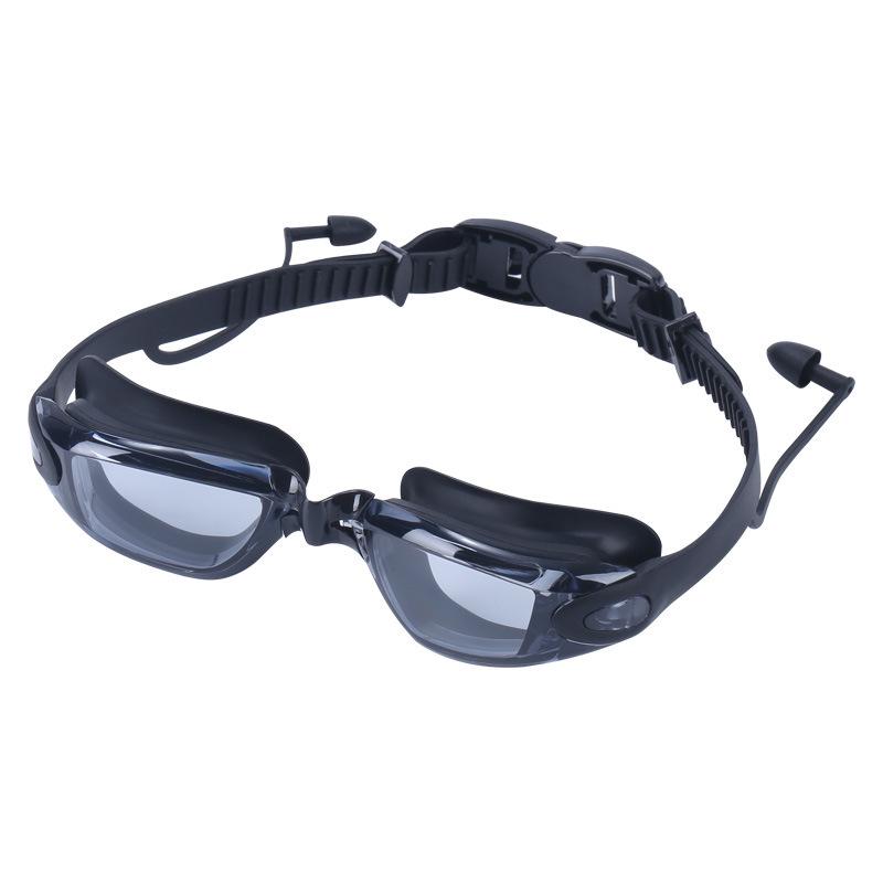 High-Definition Waterproof Anti-Fog Prescription Swimming Goggles for Adults