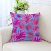 Luxury Home Decor Pillowcase Tropical Rainforest Plant Flower Coconut Print Office Sofa Car Cushion Cover