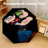 8‑Rib Automatic Umbrella, Popeye Design Foldable Umbrella for Sun Rain Protection Travel
