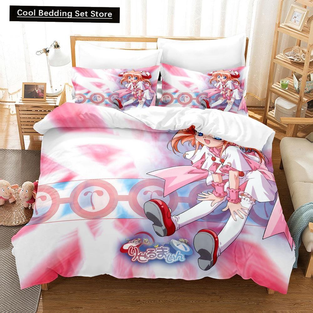 3D Printing Anime Kawaii Girls Rizelmine Bedding Set Single Twin Full Queen King Size Bed Set Adult Kid Bedroom Duvet Cover Sets