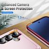 For Samsung Galaxy S24 FE Case Military Grade Ring Kickstand PC + TPU Phone Cover