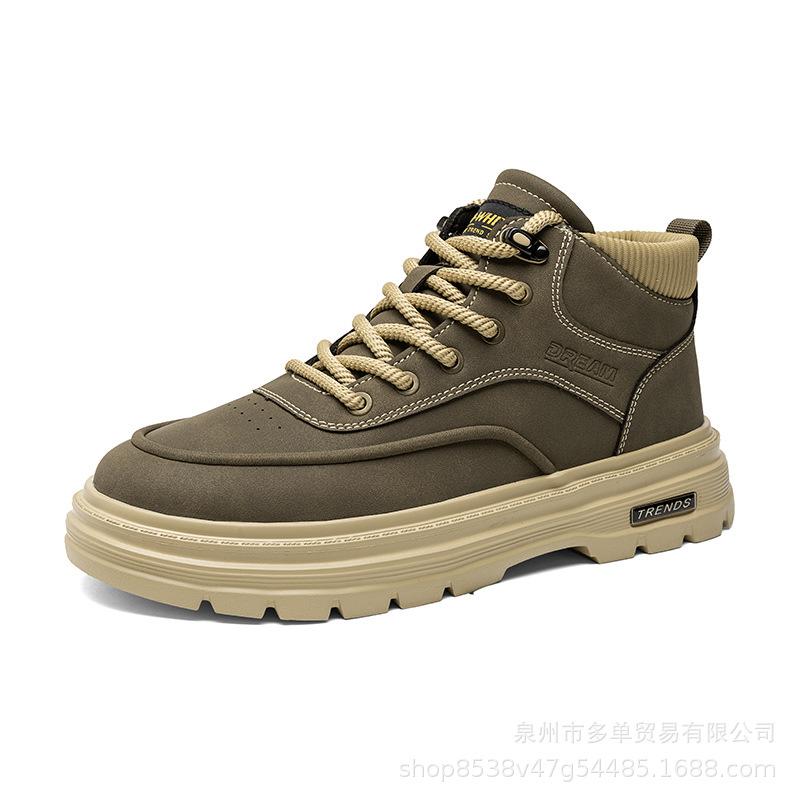 Winter velvet warm Martin boots new autumn outdoor casual short boots thick-soled retro rubber and plastic boots