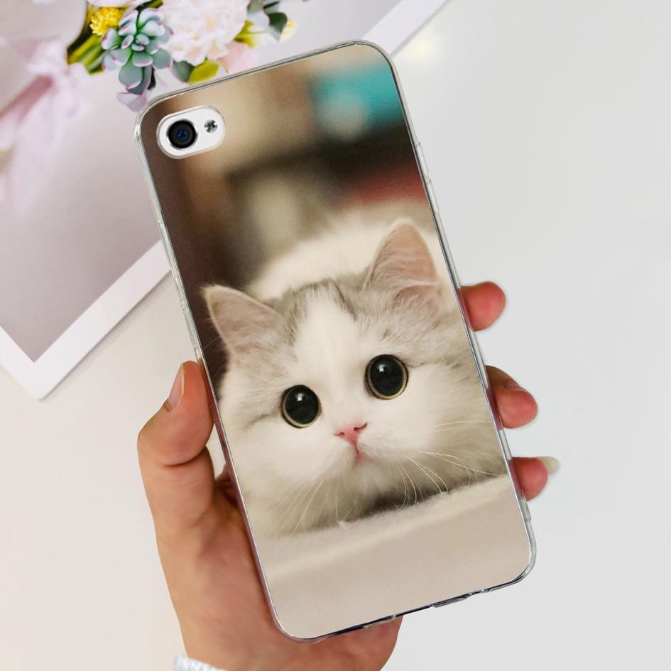 For iPhone 4 Case 3.5" Cute Cartoon Leopard Transparent Silicone Soft Cover For iPhone 4s iPhone4 Funda iPhone4s Shockproof Capa