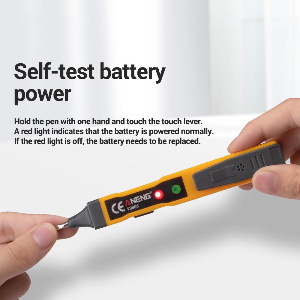 ANENG VD806 Electric Voltage Tester Multifunctional Non Contact Pen Tester AC DC Voltage Detector Electric Continuity