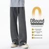 JEEP SPIRIT Men's Loose Straight Thickened Casual Sweatpants