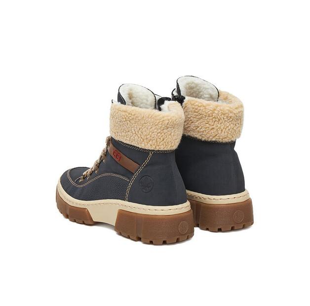 Rieker CEO-X8638-14 Dark Blue Ankle Boots