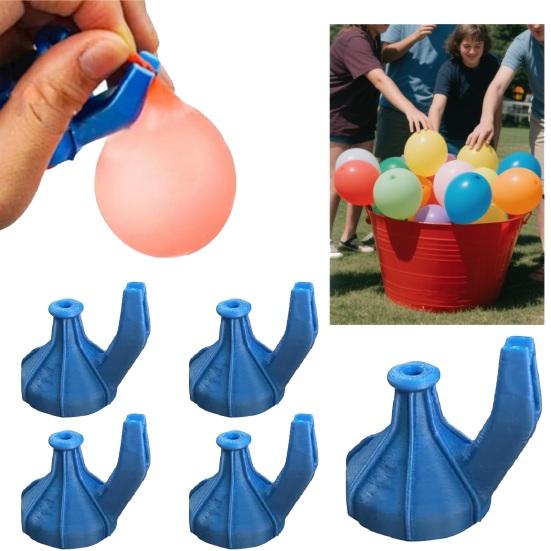 

1/2/3/4/5Pcs Water Balloon Quick Filling Tools Multi-purpose Water Ball Filler with Tying 1pc чорний