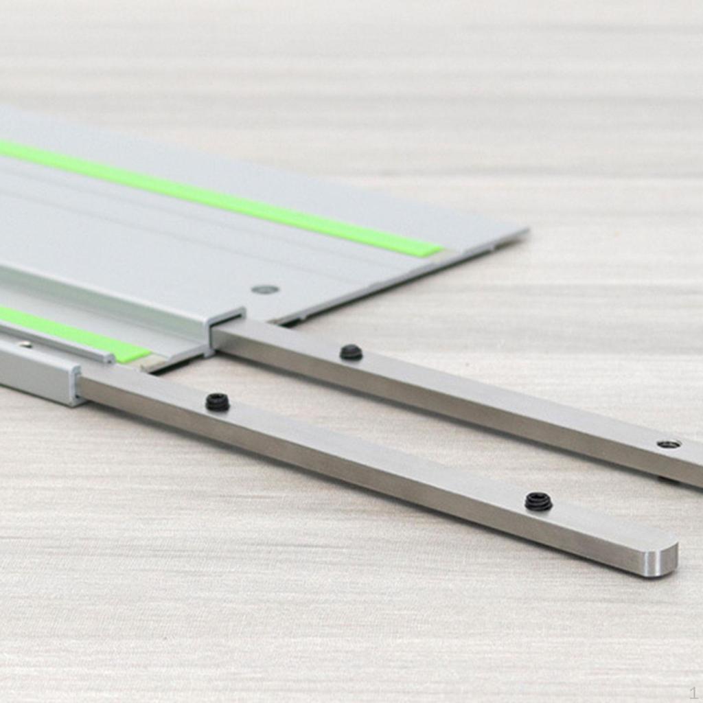 Track Saws Guide Rail Joining Set Accessories for Woodworking Cuts Sturdy with Screws Stainless
