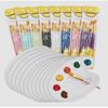 Cross-Border Nylon Paintbrush Set for Art Students - Watercolor, Acrylic, Oil