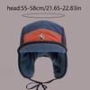 Men's Retro Fleece-Lined Flight Cap - Lightweight Winter Hat with Adjustable Drawstring, Olive Green & Brown Colorblock,Plush Fleece Lining for Skiing