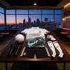 Real Madrid No 9 Dragon Pattern Football Jersey With Polyester Fabric For Soccer Fans