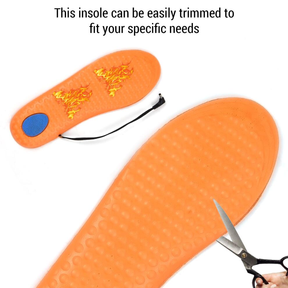 USB Rechargeable Electric Heated Shoe Insoles