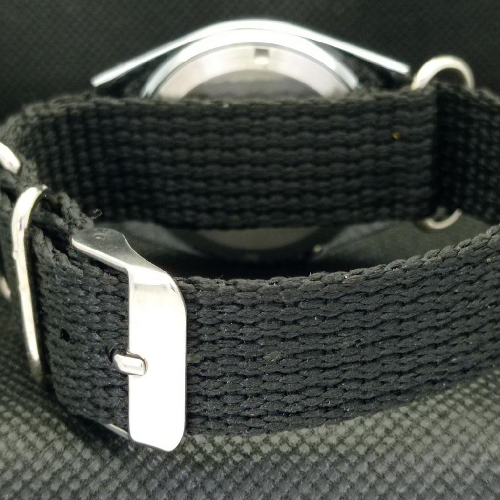 REACONDICIONADO VINTAGE SEIKO 5 AUTOMÁTICO 7009A JAPÓN RELOJ DE HOMBRE NEGRO 598-a313081-2