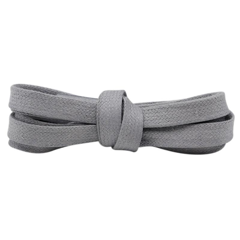 Kurojin Flat Waxed Cotton Shoelaces for Sneakers and Casual Shoes