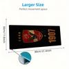 Al Ahly SC Mouse Pad, Large Gaming Desk Mat, Non-slip XXL Mousepad for Laptop & Tablet, Mini PC Playmat with Stitched Edges