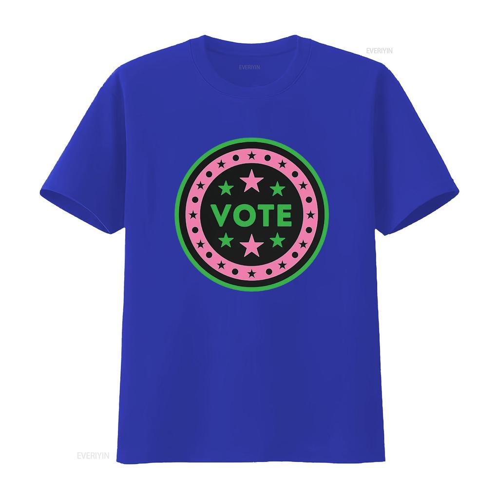 Pretty cute aka vote tee Womens T Shirt White Medium vintage Washed Versatile Comfortable Unisex Casual Soft