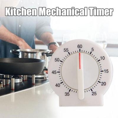 Mekanik Zamanlayıcı Yüksek Ses Plastik Geniş Kullanım 1-60 Pişirme Pili Gerekli Malzeme Dakika T C9C7