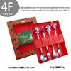 Cross-Border Cute Snowman Christmas Spoon & Fork Set – Creative Dessert Tableware Gift