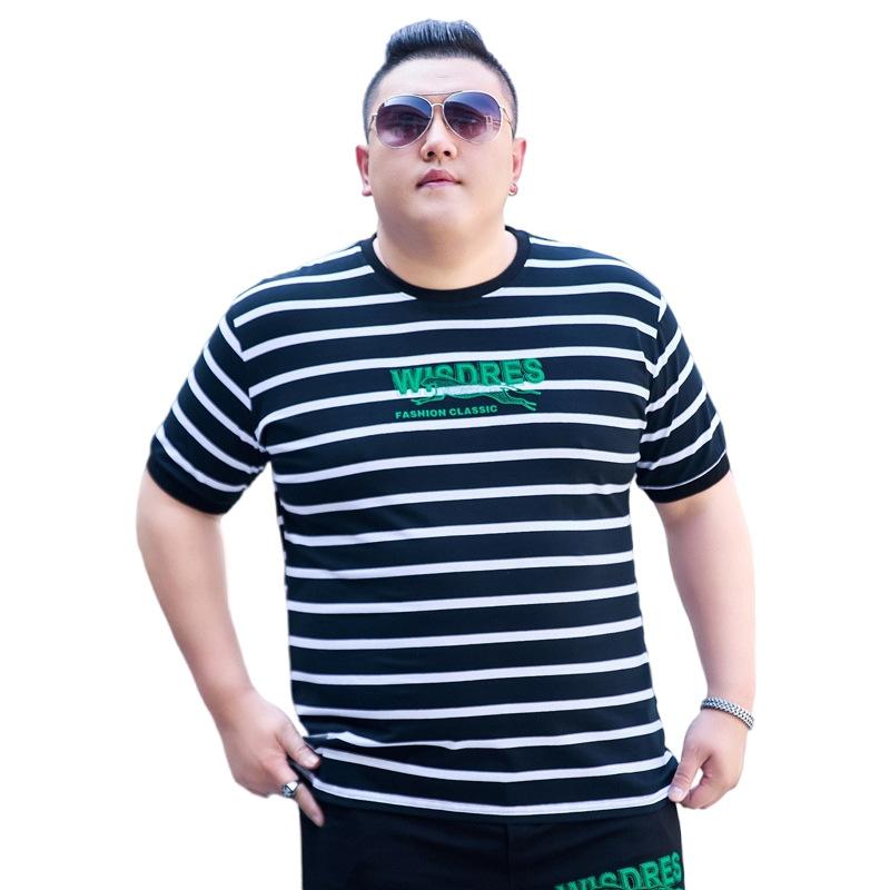 Полосатая рубашка больших размеров для мужчин больших размеров — фото 5