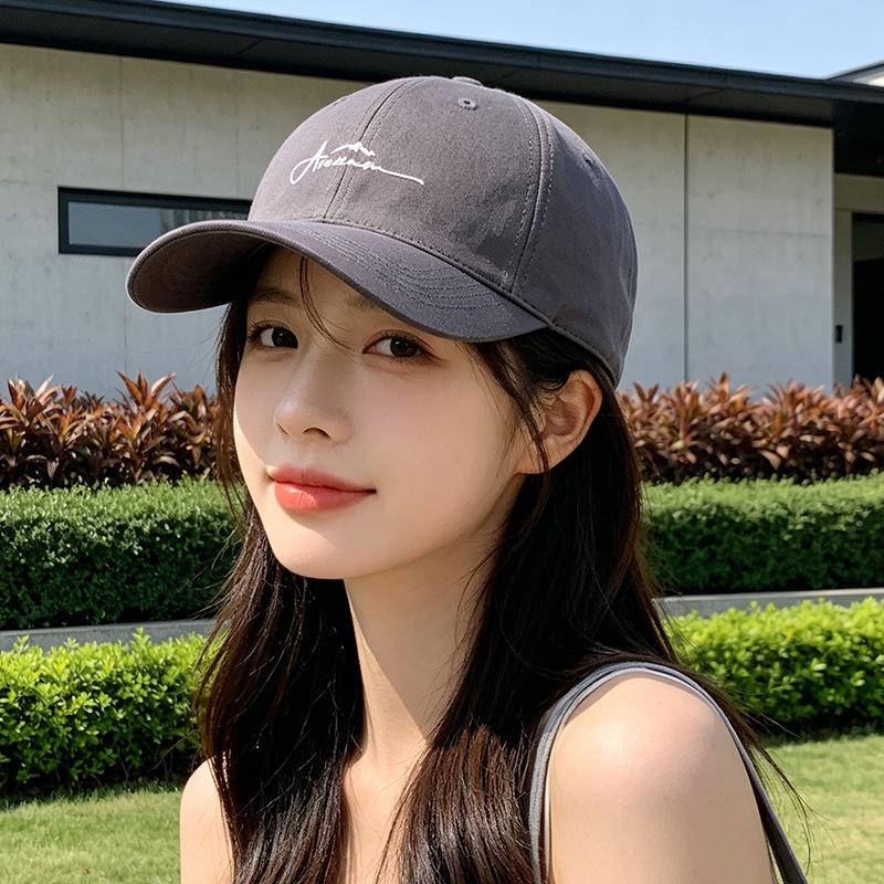Fashion Hat, Japanese minimalist baseball cap for women, versatile baseball cap, spring/summer sunshade casual hat, soft-top outdoor hat