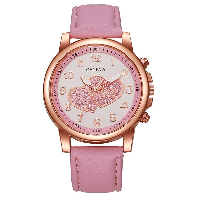 Fashion Heart Dial Women Watches Casual Design Women's Quartz Wristwatches Best Gifts Clock for Female