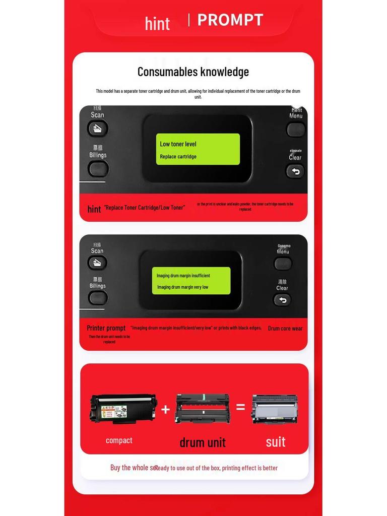 Compatible Toner Cartridges for Lenovo M3070, M3075, and M3078 Models