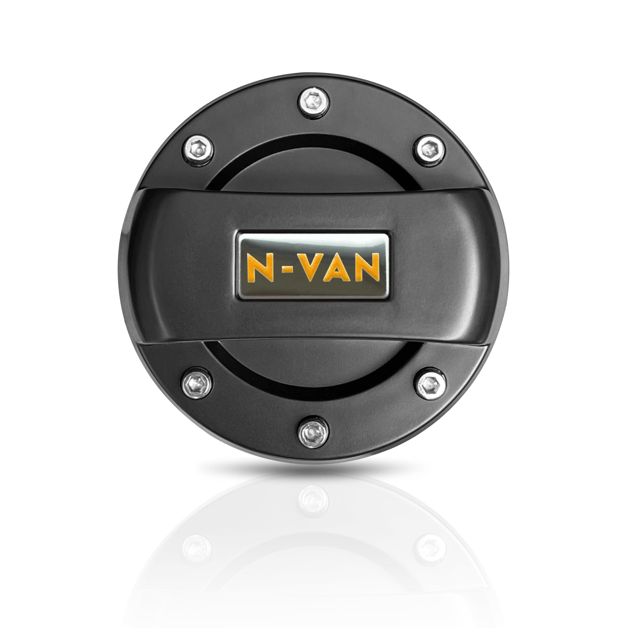 

AYDMY Rare Handmade N-VAN Gasoline Fuel Spout Cap Cover N-VAN Fuel Cap Cover (Black, Gold Logo) [Parallel Import] Golden logo чёрный