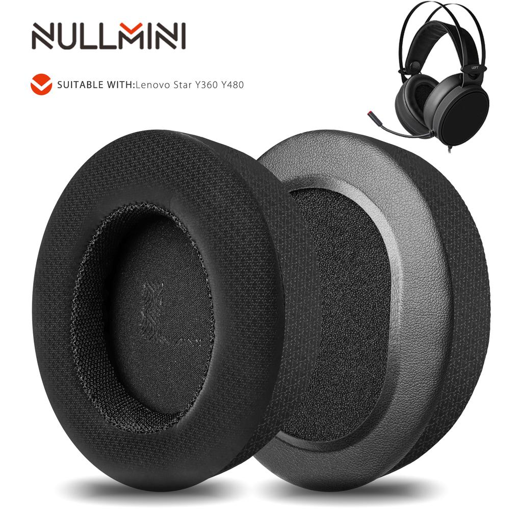 Nullmini Replacement Earpads for Lenovo Star Y360 Y480 Headphones Cooling Gel Ear Pads Cushion Earmuffs Sleeve