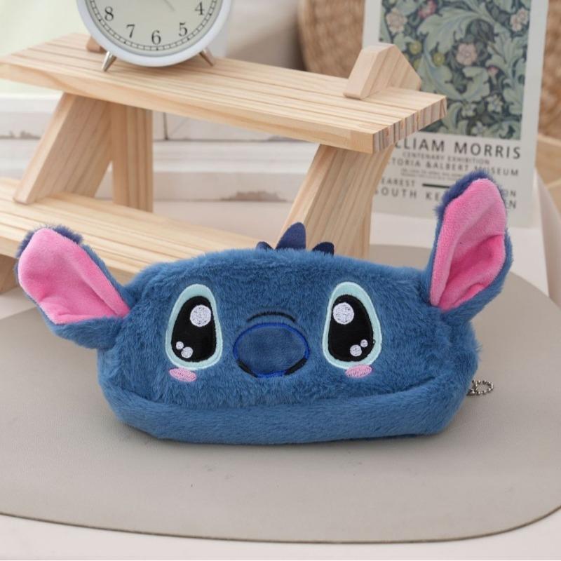 

Disney Stitch Makeup Bag for Office Travel, Cute Stitch Pencils, Makeup Brushes, Gifts