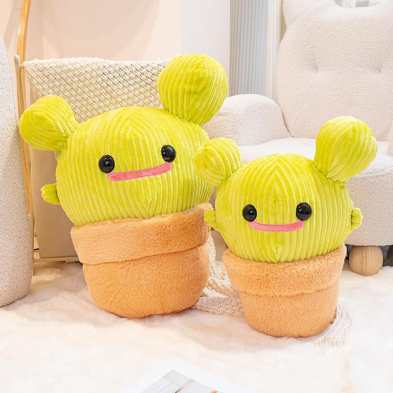 Cactus Plush Toy - Potted Plant Cloth Doll for Desktop Decoration and Birthday Gift for Women