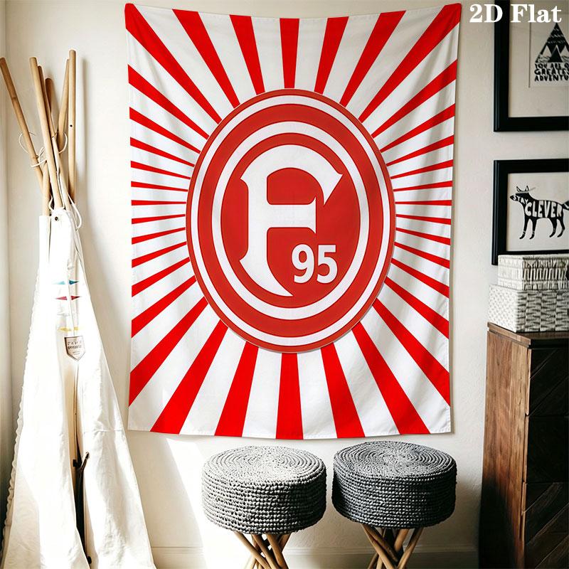 Fortuna Düsseldorf Wall Hanging Printed Fabric Blanket Decorative Tapestries for Bedroom Living Room Home Decor