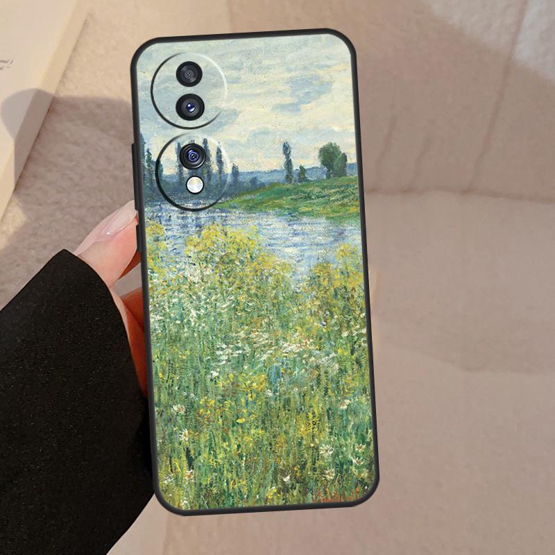 Claude Monet Cool Case For Honor Magic 5 Lite Pro 50 70 90 8X 9X X6 X7 X8 X9 Honor X6a X7a X8a X9a X9b Cover