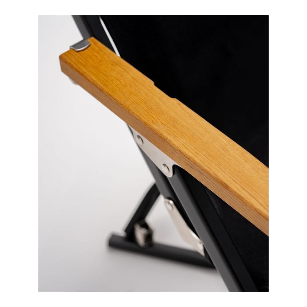 Snow Peak Low Chair Short Black LV-093-AZ Compact Deck Chair Relaxed Color Design