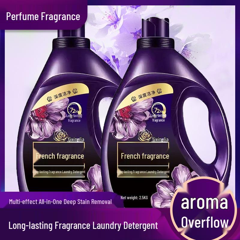 French Fragrance Laundry Detergent - Long-lasting Scent & Deep Cleaning, Large Barrel with Free Shipping